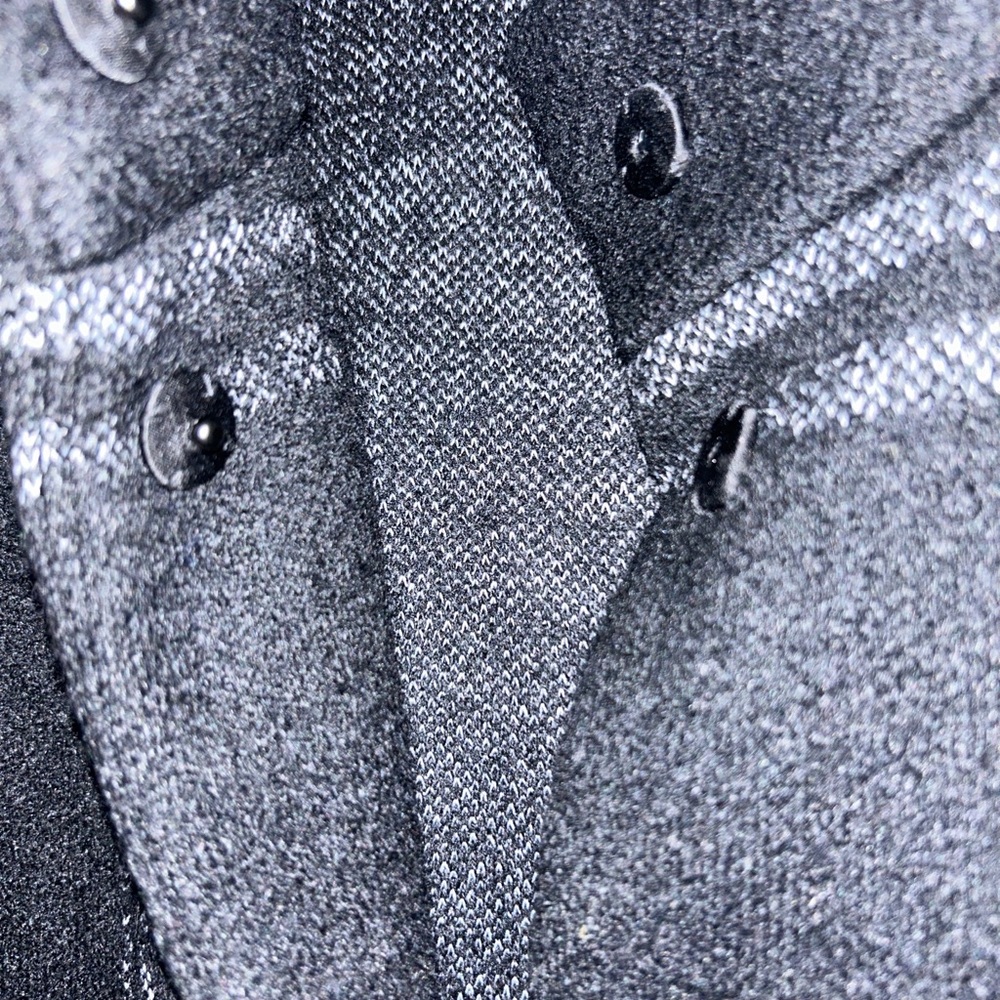 Adrienne Vittadini Gray Black Plaid Wool Coat Women’s Sz 1X - Picture 5 of 13